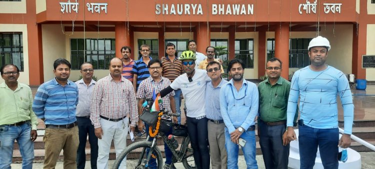 डीवीसी के प्रगति का संदेश लेकर डीएसटीपीएस अंडाल पहुंचे डीवीसी के पूर्व संयुक्त सचिव विश्वजीत सेन