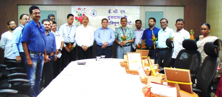 ईसीएल  द्वारा  सम्मान समारोह का आयोजन
