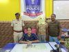 उखड़ा फाड़ी पुलिस ने हथियार के साथ एक अपराधी को पकड़ा  