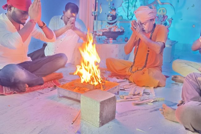 दुर्गापुर के रांची कॉलोनी स्थित जलेश्वर धाम मंदिर का वार्षिक पूजन 