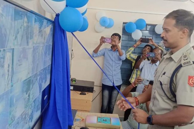 महत्वपूर्ण स्थानों पर सीसीटीवी कैमरे लगाए गए