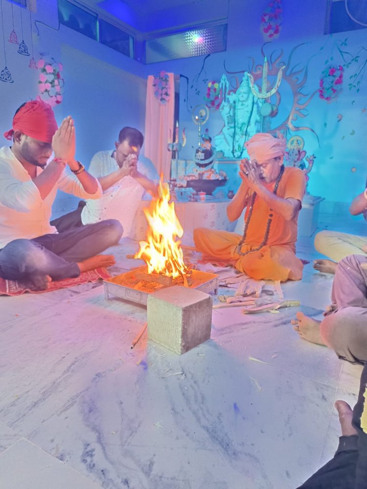 दुर्गापुर के रांची कॉलोनी स्थित जलेश्वर धाम मंदिर का वार्षिक पूजन 