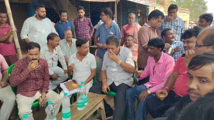 पांडेश्वर क्षेत्र में चाय पर चर्चा निरंतर जारी