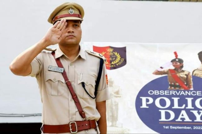 बांकुड़ा जिला पुलिस द्वारा पुलिस दिवस पालन किया गया