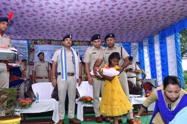 बीरभूम  जिला पुलिस की  मानवता