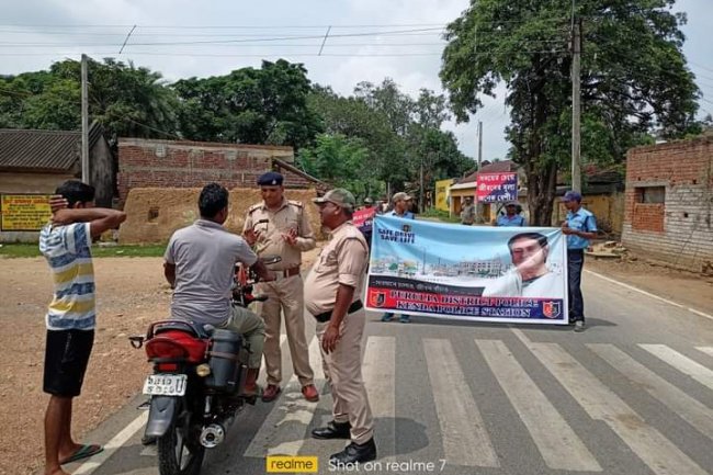 पुरुलिया जिला पुलिस द्वारा "नो एक्सीडेंट दिवस" पालन किया गया