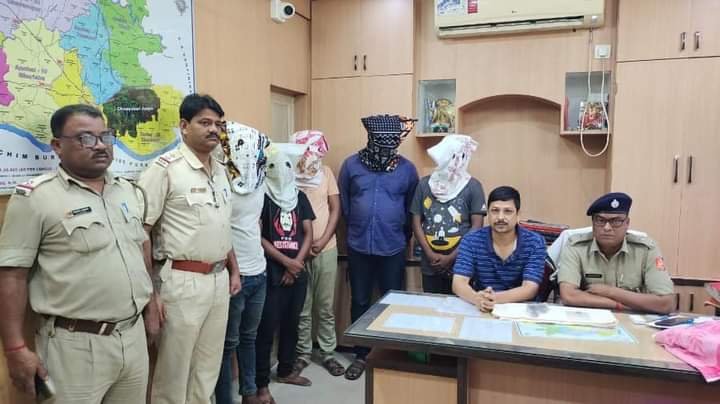 इलामबजार थाना पुलिस की सक्रियता से पांच शातिर गिरफ्तार