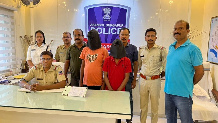 अंडाल थाने के पुलिस की  सक्रियता से  दो तस्कर गिरफ्तार