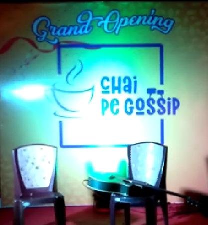 चाय पे कोस्सिप स्टॉल का विधिवत उद्घाटन