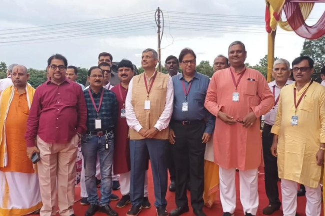 अखिल भारतीय संस्कृत परिषद द्वारा रावण दहन का भव्य कार्यक्रम आयोजित किया गया
