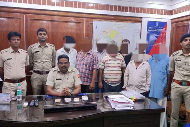 जुआरियों के खिलाफ बाकुड़ा पुलिस की मुहिम