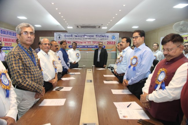 ईसीएल मुख्यालय में सतर्कता जागरूकता सप्ताह 2022 का उद्घाटन समारोह