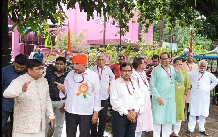 शिल्पांचल में निकली रामनवमी के उपलक्ष में शोभायात्रा