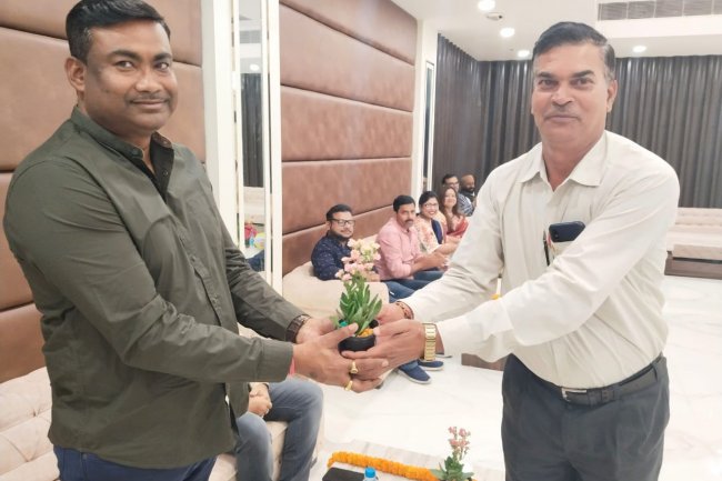 पानागढ़ आरपीएफ वरिष्ठ निरीक्षक का विदाई समारोह आयोजित