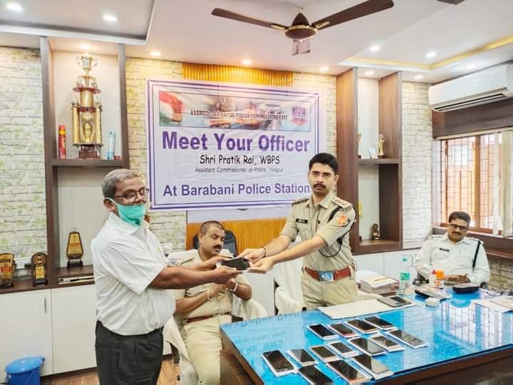 बराबनी थाने में  अधिकारी से मिलो कार्यक्रम आयोजित 