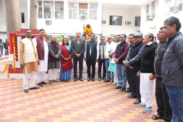 ईसीएल मुख्यालय में किया गया खनिक प्रांगण का उद्घाटन
