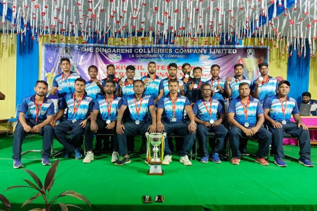 34वें कोल इंडिया इंटर कंपनी फुटबॉल टूर्नामेंट में ईसीएल उपविजेता