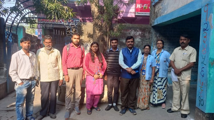 संस्था द्वारा आई चेकअप कैंप करवाया गया