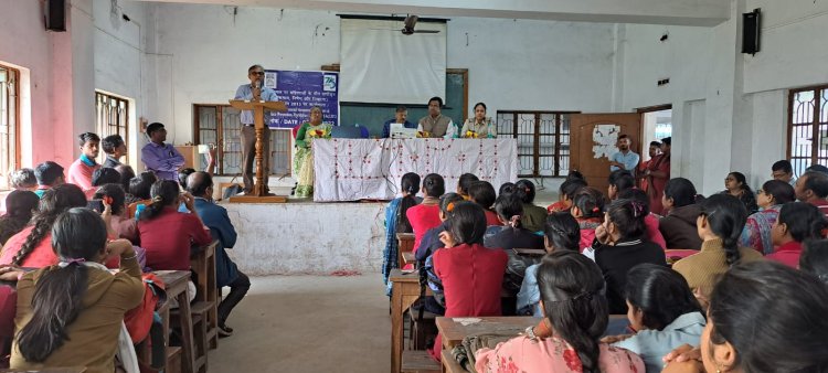 कार्यस्थल पर यौन उत्पीड़न नियम एवं बचाव पर डीएसटीपीएस का खांद्रा कॉलेज में कार्यशाला 