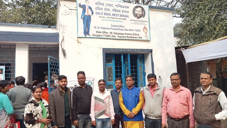 दलित सेना की ओर से नेत्र जांच शिविर का आयोजन