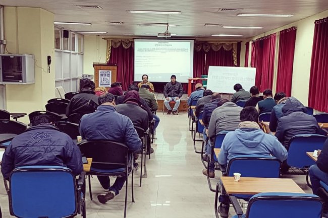 डीवीसी डीएसटीपीएस में हिंदी प्रश्नोत्तरी प्रतियोगिता संपन्न