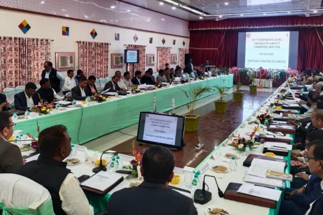ईसीएल की 61वीं कॉर्पोरेट स्तरीय त्रिपक्षीय सुरक्षा समिति की बैठक का आयोजन