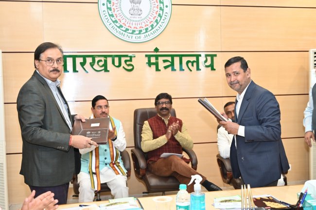 गोड्डा जिले में मल्टी स्पेशियालिटी हॉस्पिटल बनाने के लिए झारखंड सरकार एवं ईसीएल में हुआ समझौता