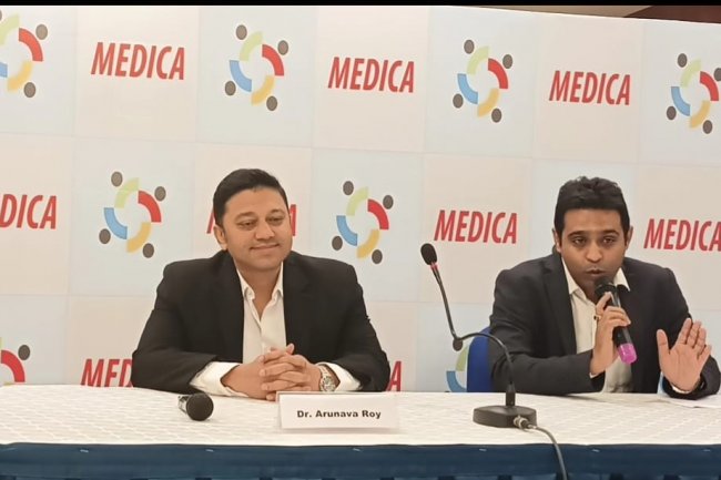 दुर्गापुर में मेडिका हॉस्पिटल द्वारा प्रेस वार्ता चिकित्सा के क्षेत्र में बढ़ते कदम