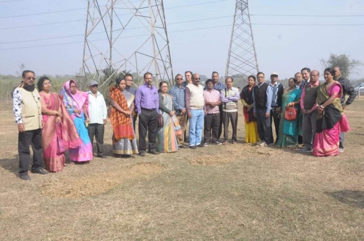 सेल डीएसपी के सेवानिवृत्त कर्मचारियों ने की पौधारोपण