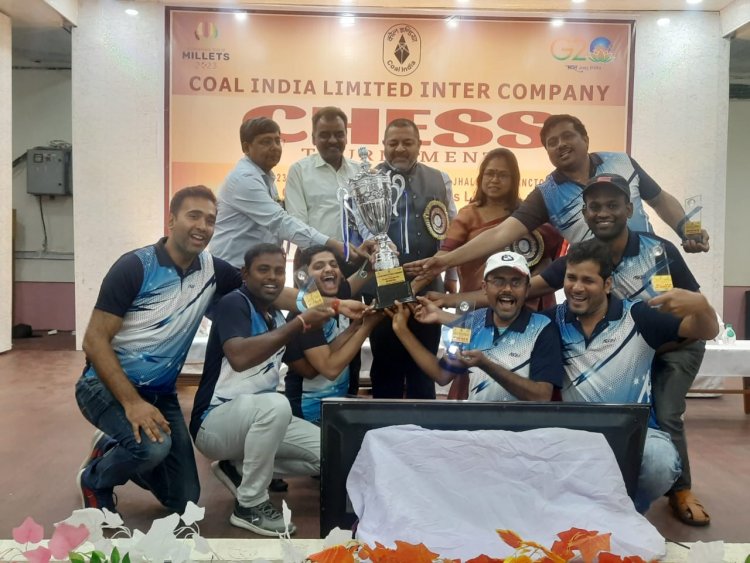 ईसीएल में आयोजित हुए दो दिवसीय कोल इंडिया इंटर कंपनी शतरंज प्रतियोगिता का हुआ समापन