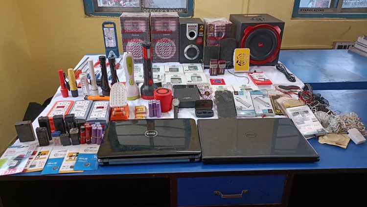 दुर्गापुर कोकओवन थाना पुलिस ने एक शातिर चोर को किया गिरफ्तार