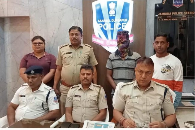 जामुड़िया थाने पुलिस को मिली  कामयाबी चोरी का माल बरामद