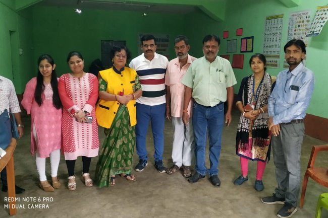 नेत्र जांच शिविर का आयोजन 