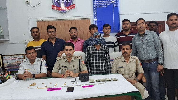 हीरापुर थाने पुलिस को मिली सफलता चोरी कांड में दो शातिर गिरफ्तार