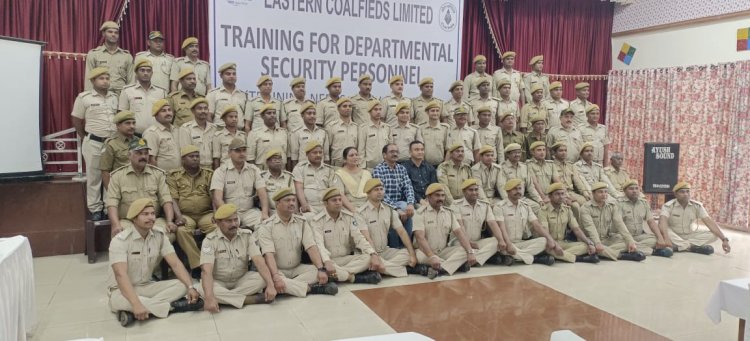 ईसीएल में आयोजित हुआ विभागीय सुरक्षा कर्मियों के लिए चार दिवसीय प्रशिक्षण कार्यक्रम