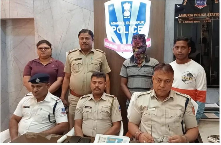 जामुड़िया थाने पुलिस को मिली  कामयाबी चोरी का माल बरामद