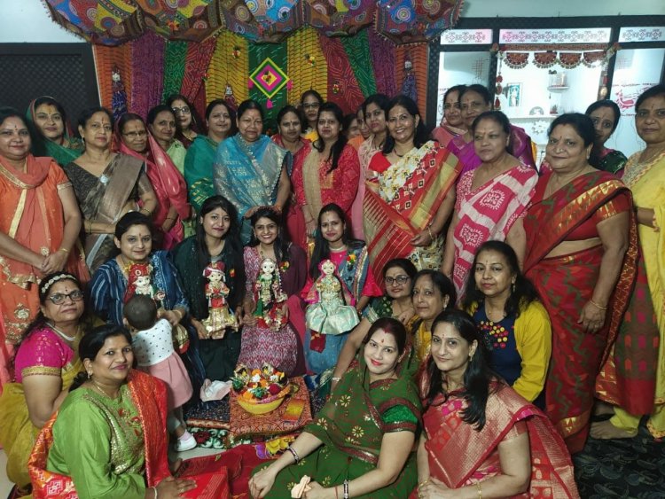 दुर्गापुर में गणगौर पूजा धूमधाम से मनाया गया महिलाओ में दिखा उत्साह
