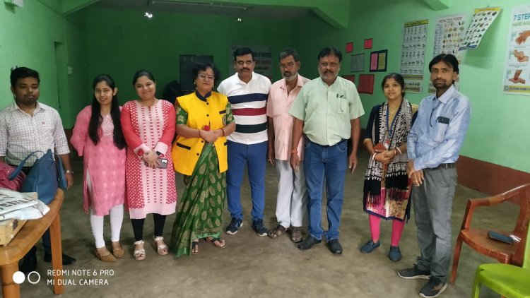 नेत्र जांच शिविर का आयोजन 