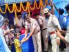 बांकुड़ा जिला पुलिस द्वारा जगह जगह पियाऊ शिविर चलाया जा रहा है 