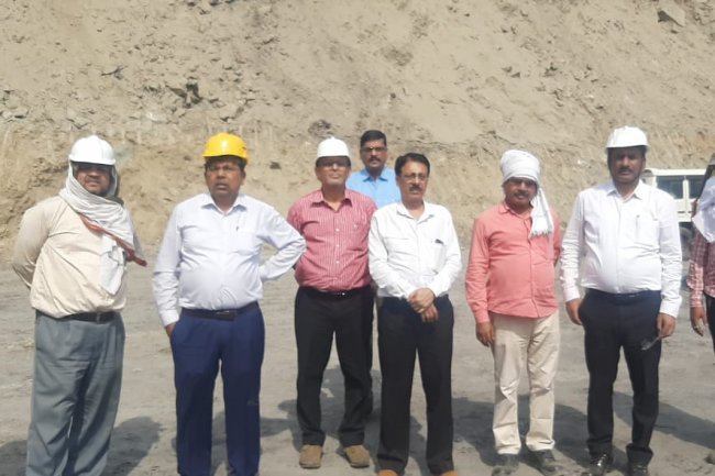 ईसीएल के निदेशक तकनीकी संचालन का कुनुस्तोड़िया दौरा 