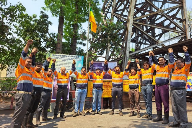 कुनुस्तोड़िया क्षेत्र में मनाया गया आईएलओज़ वर्ल्ड डे फ़ॉर सेफ़्टी एंड हेल्थ एट वर्क