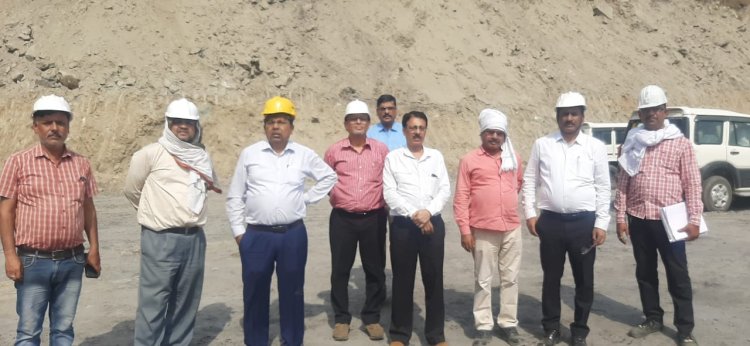 ईसीएल के निदेशक तकनीकी संचालन का कुनुस्तोड़िया दौरा 