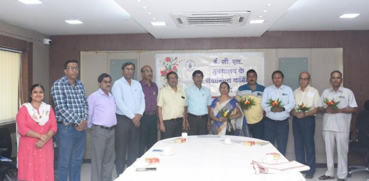 ईसीएल मुख्यालय में सेवानिवृत्ति सम्मान समारोह का आयोजन