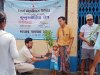 कुनुस्तोड़िया क्षेत्र की ओर से पौधा वितरण 