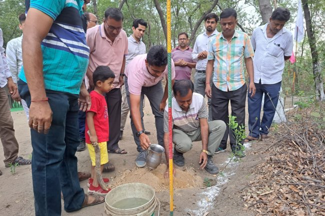 बांसड़ा फ़ॉरेस्ट बाथ सेंटर में पर्यावरण संरक्षण संबंधी विविध आयोजन 