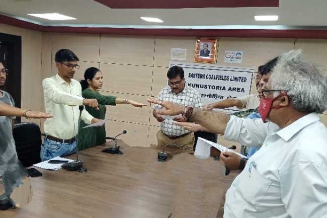 ईसीएल के कुनुस्तोड़िया क्षेत्र में स्वच्छता पखवाड़े की शुरुआत 