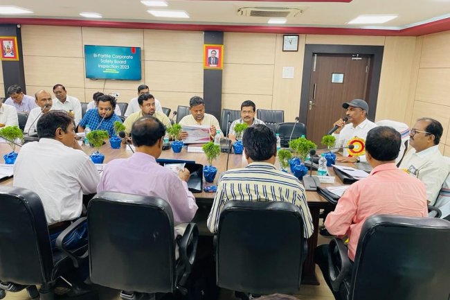 ईसीएल के कुनुस्तोड़िया क्षेत्र में बाईपरटाईट सेफ़्टी कमिटी का निरीक्षण कार्यक्रम 