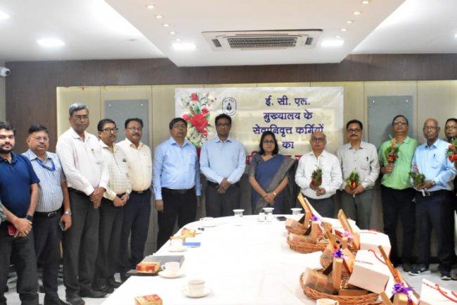 ईसीएल मुख्यालय एवं क्षेत्रों में सेवानिवृत्ति सम्मान समारोह का आयोजन