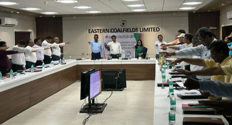 ईसीएल में आयोजित की गयी 76वीं कॉर्पोरेट स्तरीय द्विपक्षीय सुरक्षा समिति की बैठक