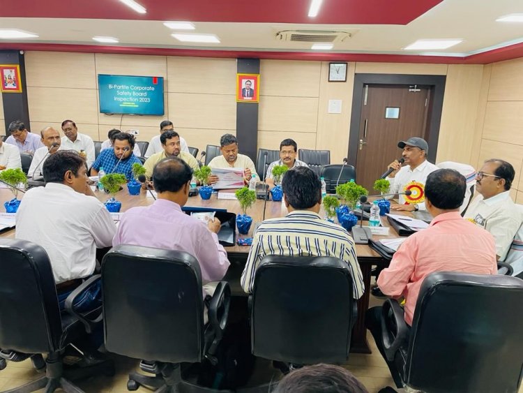 ईसीएल के कुनुस्तोड़िया क्षेत्र में बाईपरटाईट सेफ़्टी कमिटी का निरीक्षण कार्यक्रम 